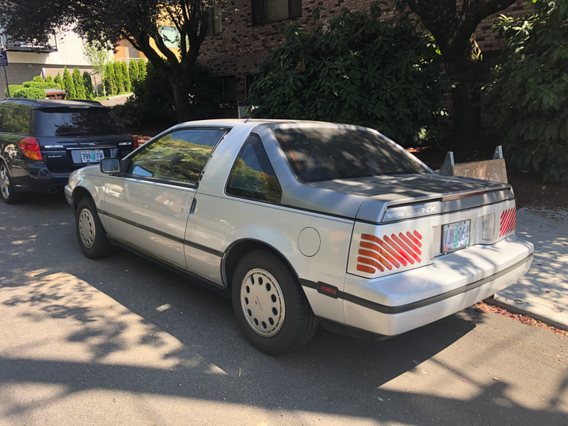 Nissan Pulsar NX, which I believe is the world’s only production modular car.